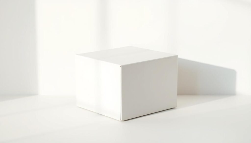 A high-quality, realistic image of a subscription box with a clean, minimalist design. The box is sitting on a plain white background, illuminated by soft, natural lighting from the side, casting gentle shadows. The box has a sleek, matte finish with clean lines and edges. It is slightly angled to showcase the proportions and provide visual interest. The packaging design is simple yet elegant, with a solid color or subtle pattern. There are no visible labels, branding, or text on the box, keeping the focus on the form and materiality. The overall mood is modern, refined, and inviting, capturing the essence of a successful subscription box business. A high-quality, realistic image of a subscription box with a clean, minimalist design. The box is sitting on a plain white background, illuminated by soft, natural lighting from the side, casting gentle shadows. The box has a sleek, matte finish with clean lines and edges. It is slightly angled to showcase the proportions and provide visual interest. The packaging design is simple yet elegant, with a solid color or subtle pattern. There are no visible labels, branding, or text on the box, keeping the focus on the form and materiality. The overall mood is modern, refined, and inviting, capturing the essence of a successful subscription box business.